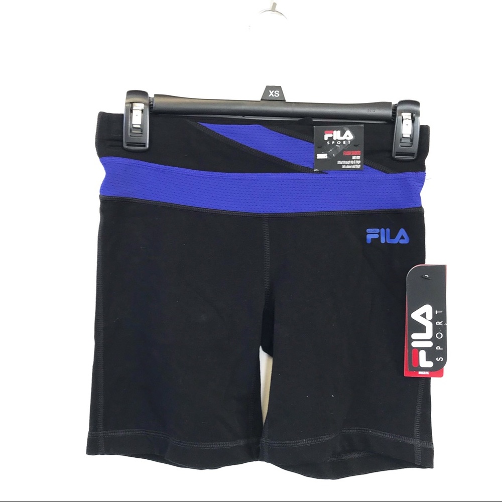 Fila Sport Flash Workout Shorts XS Blue & Black